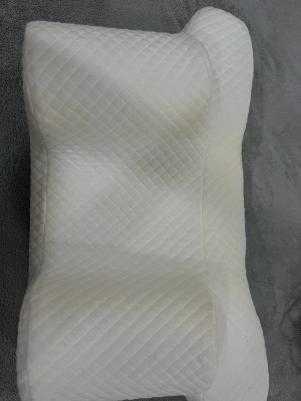 Contoured White Memory Foam Pillow for Women Intimates & Sleepwear